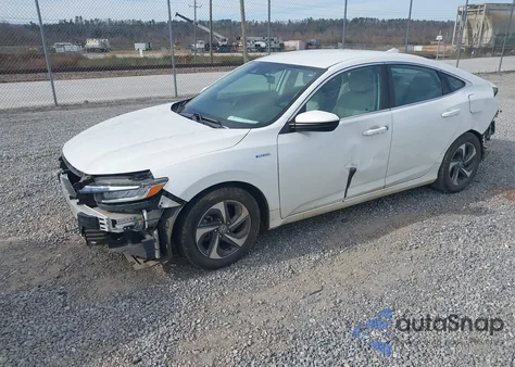 2019 Honda Insight Ex z USA, uszkodzony, nr VIN 19XZE4F59KE025718